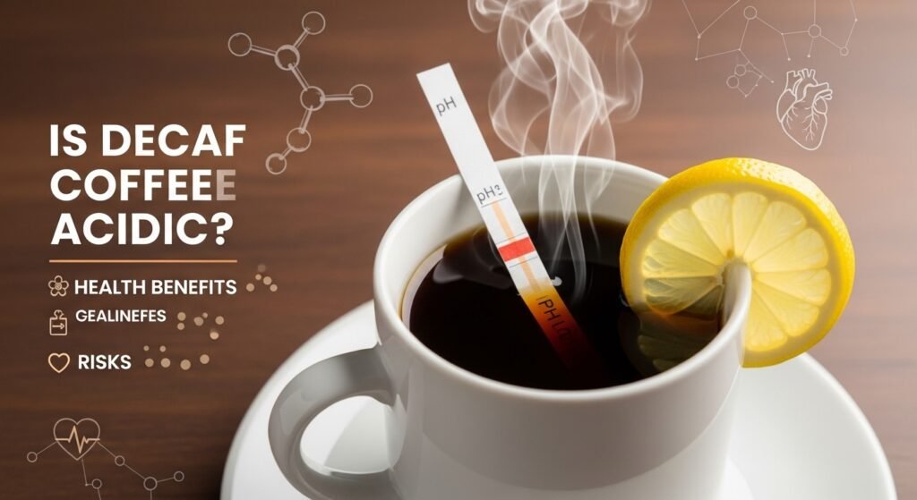 is decaf coffee acidic