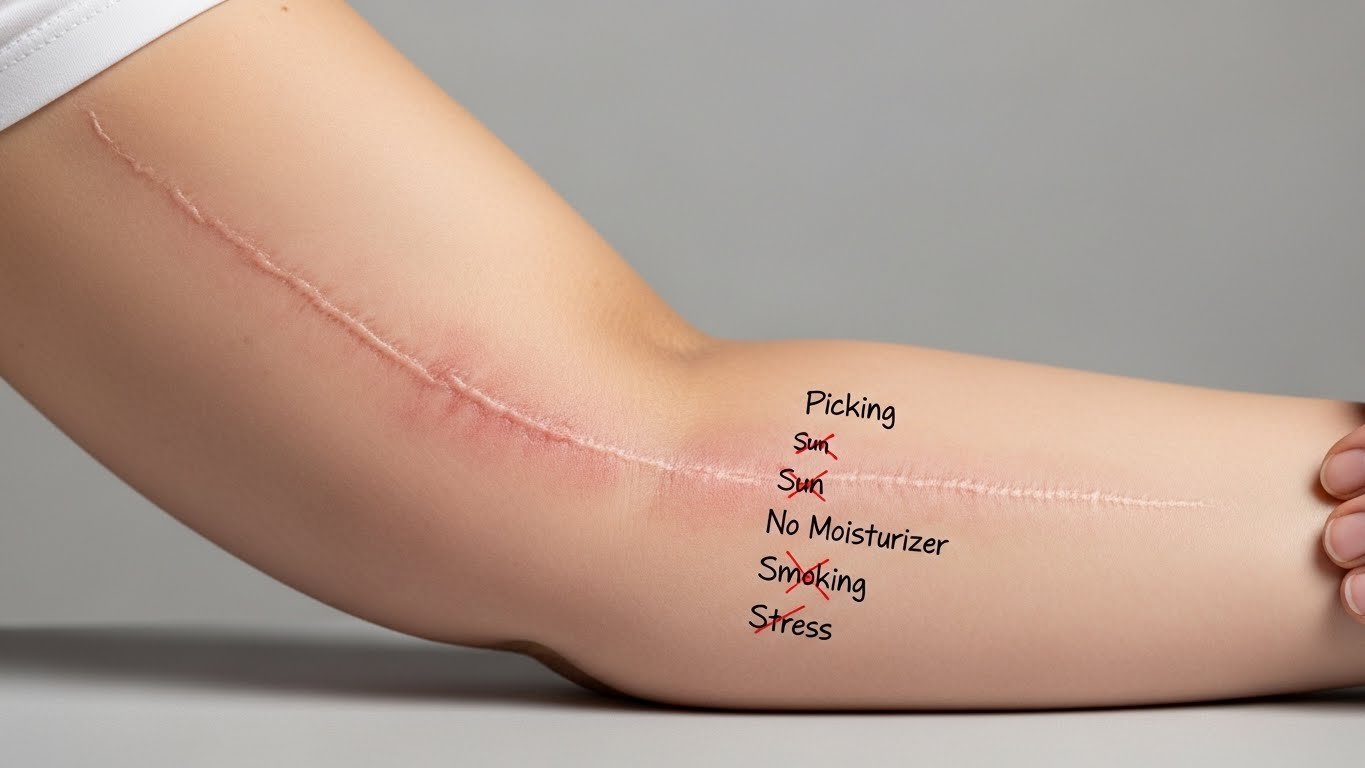 1 Year Arm Lift Scar