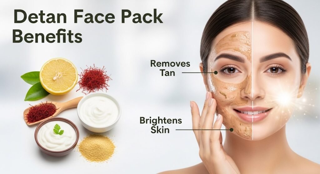 Detan Face Pack Benefits