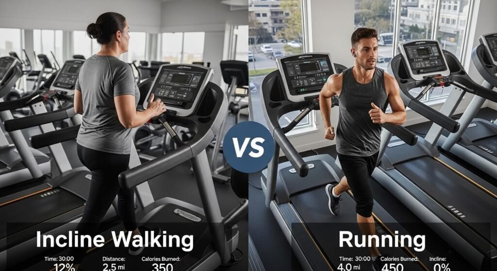 Incline Walking vs. Running