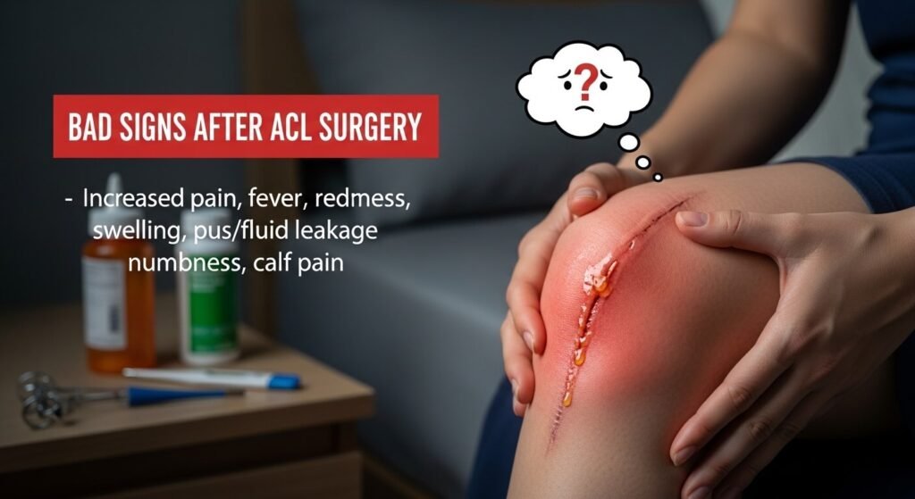 Bad Signs After ACL Surgery