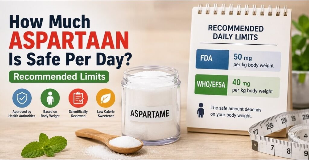 aspartame daily limit