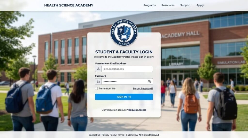 Health Science Academy Login