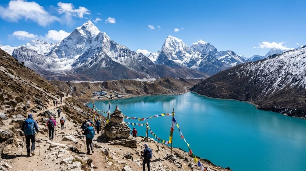 Everest Base Camp to Gokyo Lake Trek