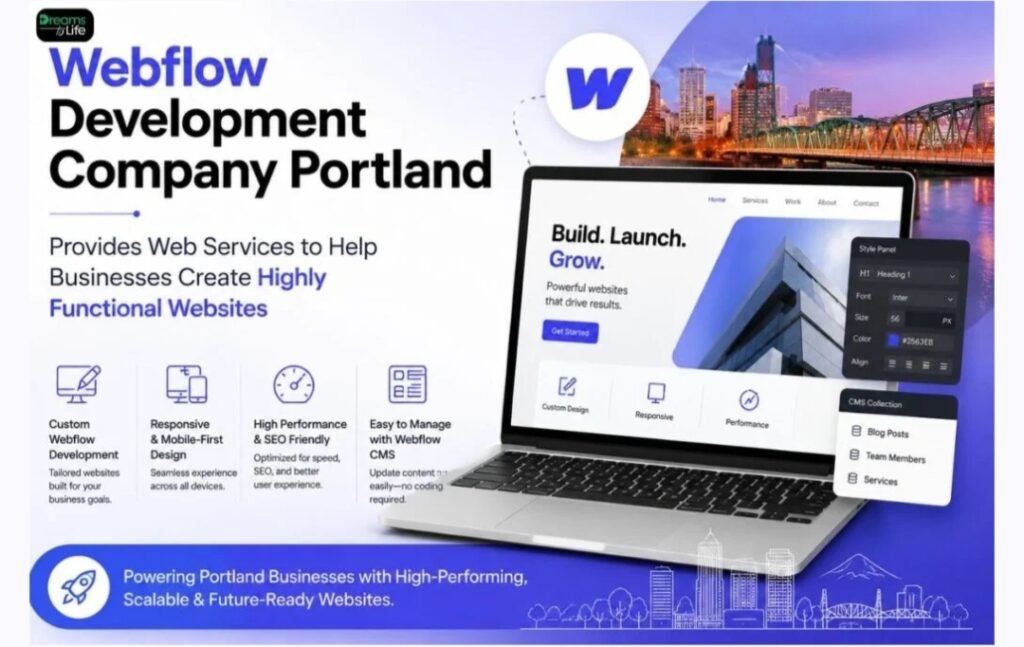 Webflow agency in Portland