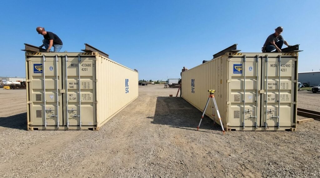 Shipping Container Dome Roof