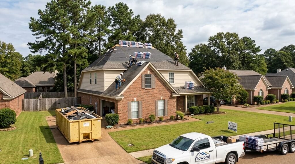 Roof replacement Flowood MS
