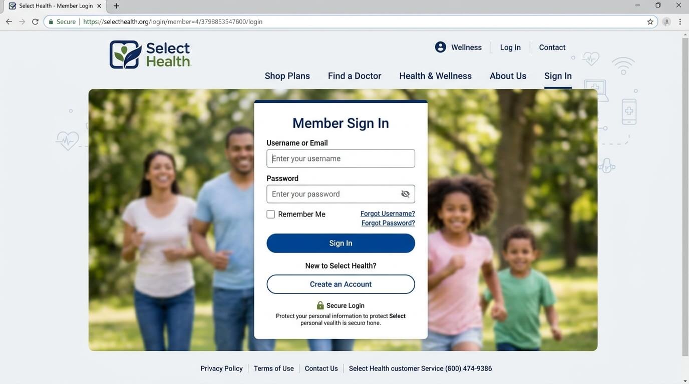 Select Health Login